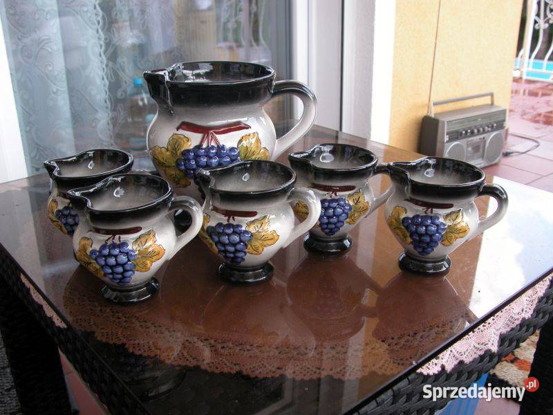 ceramiczne dzbanki 6 sztuk Dekoracje i ozdoby Gorzów Wielkopolski