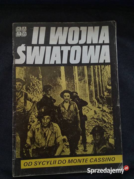 II wojna światowa Sycylii do Monte Cassino Warszawa sprzedam