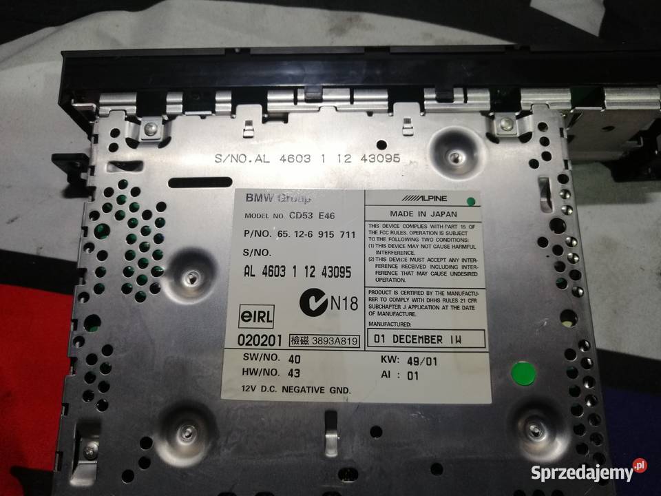 Bmw e46 lift radio CD sprawne 100 Aleksandrów Łódzki