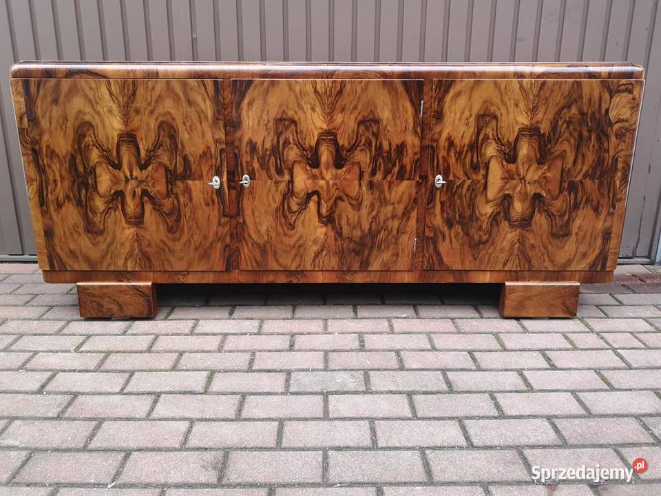Komoda ARTDECO Orzech RTV Niska 180 Zgrabna Meble wielkopolskie Swarzędz