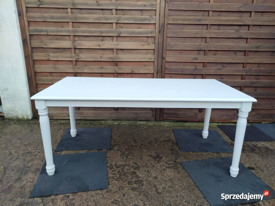 Stół drewniany biały styl prowansalski