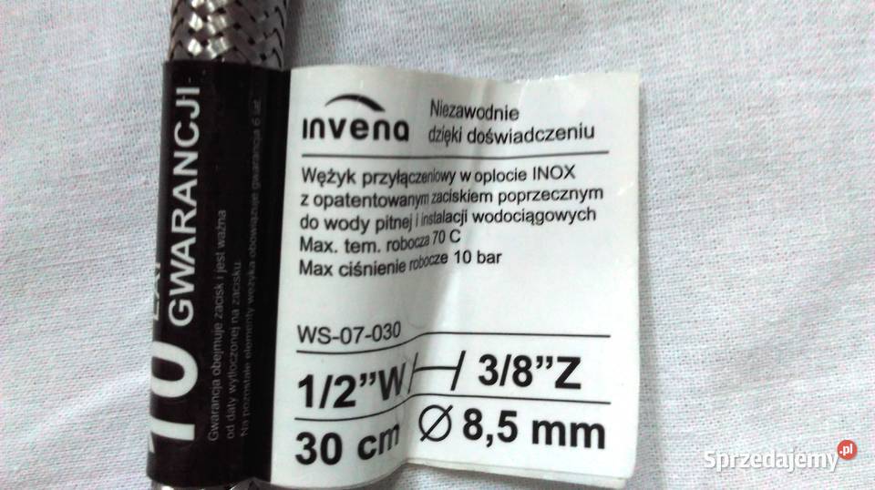 WĘŻYK przyłączeniowy 30 12W 38Z Invena NOWY Białystok