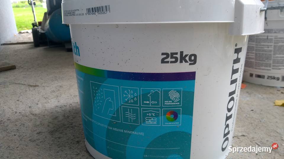 Tynk silikonowy zewnetrzny 25 jasno szary i Prudnik