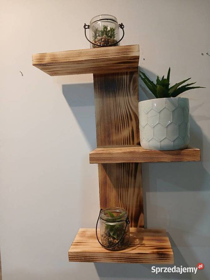 Pólka drewniana wisząca Brzesko