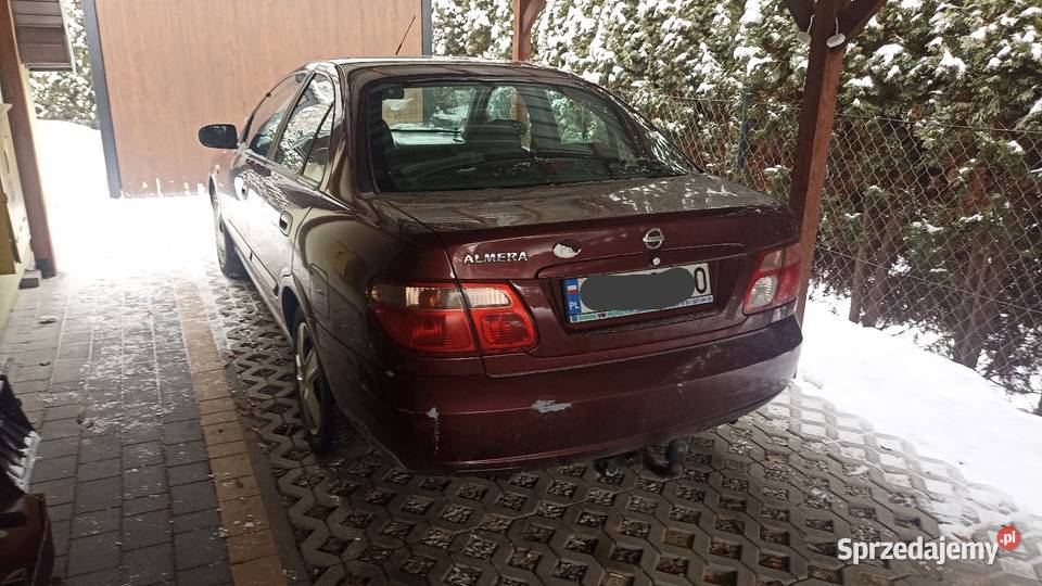 Nissan Almera sedan n16 18 HAK NOWE OPONY Rok produkcji 2002 lubelskie Lublin