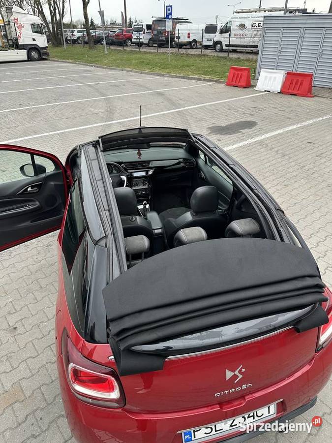 Citroen DS3 Kabriolet Czerwony DS3 Gniezno