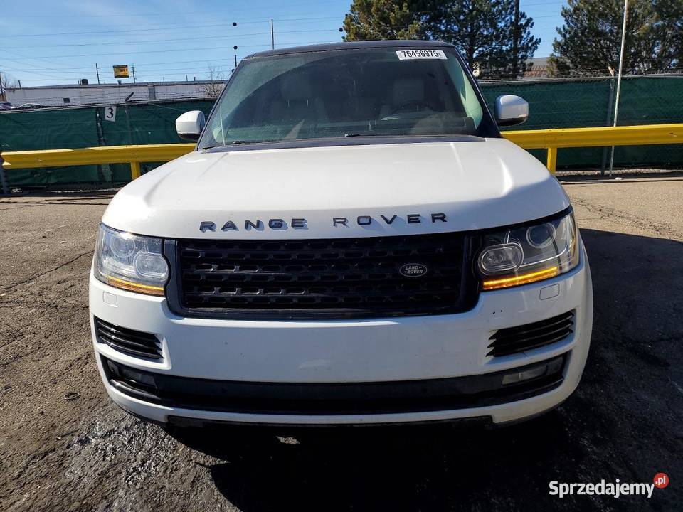 2017 LAND ROVER RANGE ROVER SUPERCHARGED automatyczna Częstochowa