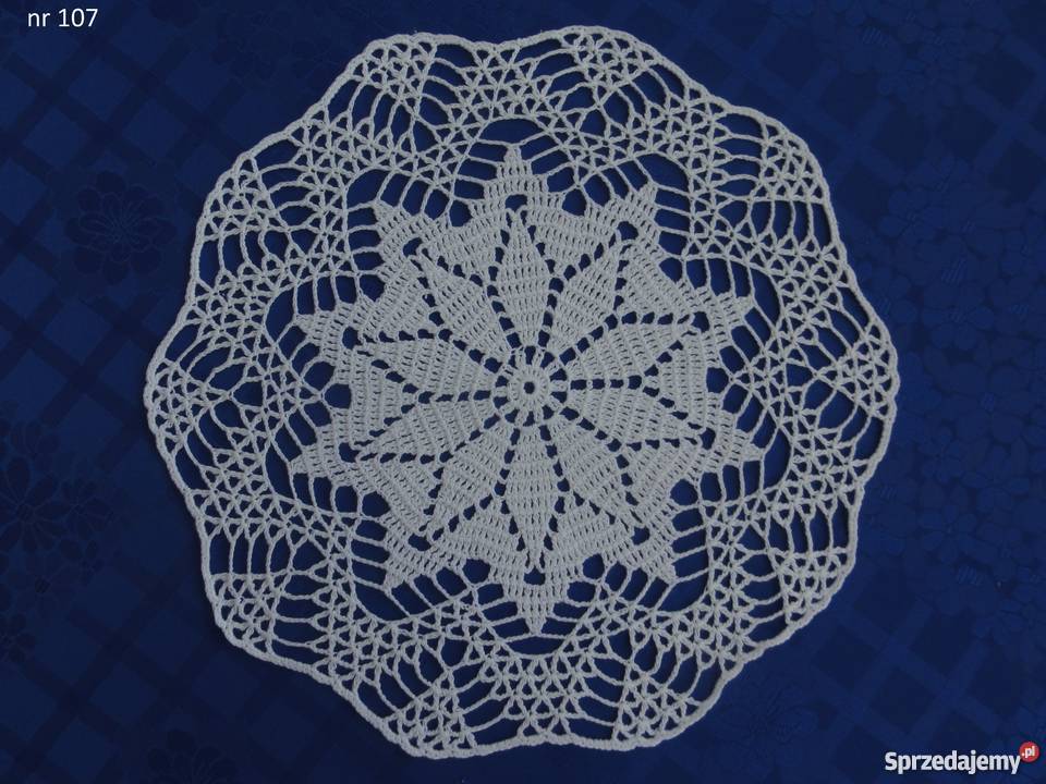 Serwetki różne robione szydełkiem na szydełku Lublin