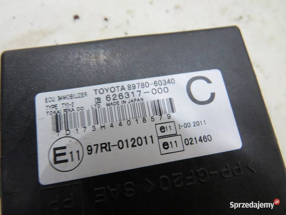 MODUŁ STEROWNIK LAND CRUISER 120 8978060340