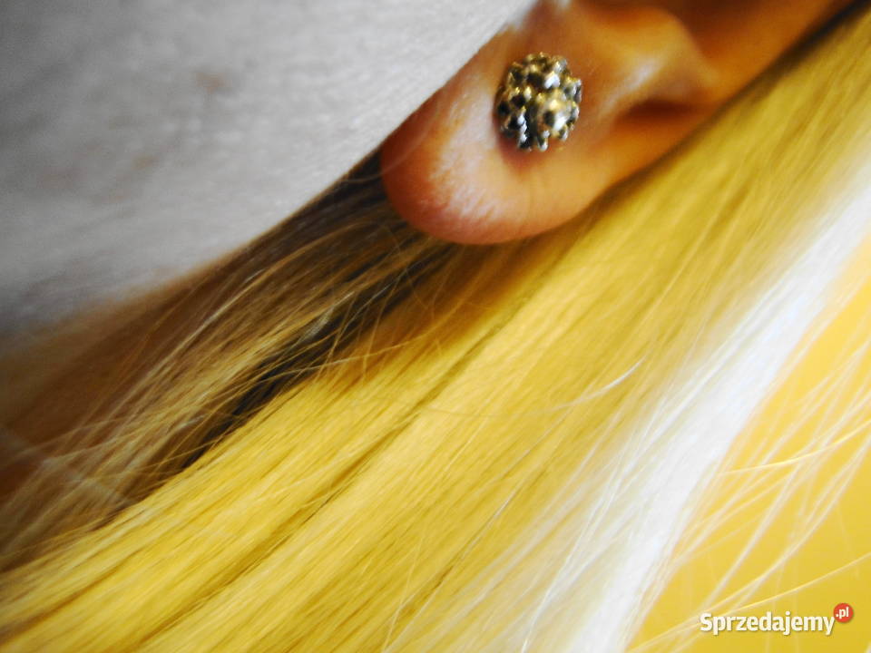 Kolczyki kwiatki srebro 925 Warszawa