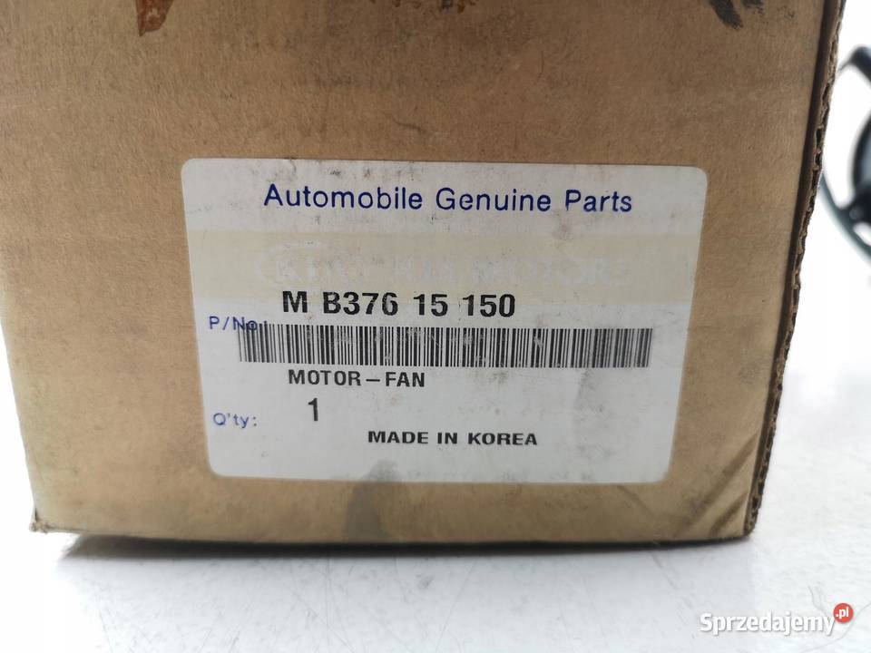 SILNIK WENTYLATORA CHŁODNICY KIA PRIDE 9701 lubelskie