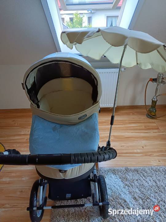 Wózek BEBECAR 3 w 1 gondola fotelik samoch Śpiworek  Radom