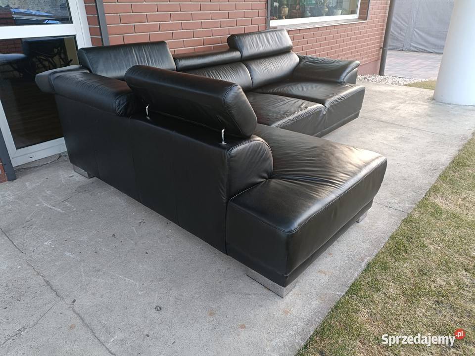 Sprzedam narożnik ze skóry wielkopolskie Konin sprzedam