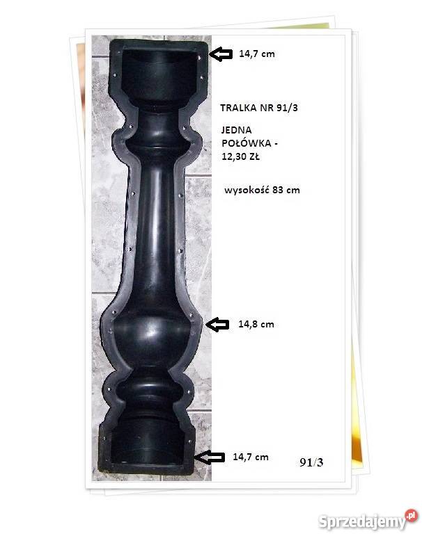 Forma Formy balustrada słupek Tralka Tralki 913 Nysa sprzedam