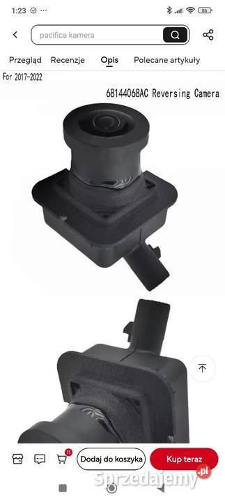 Kamera cofania Chrysler Dodge Maserati Warszawa sprzedam