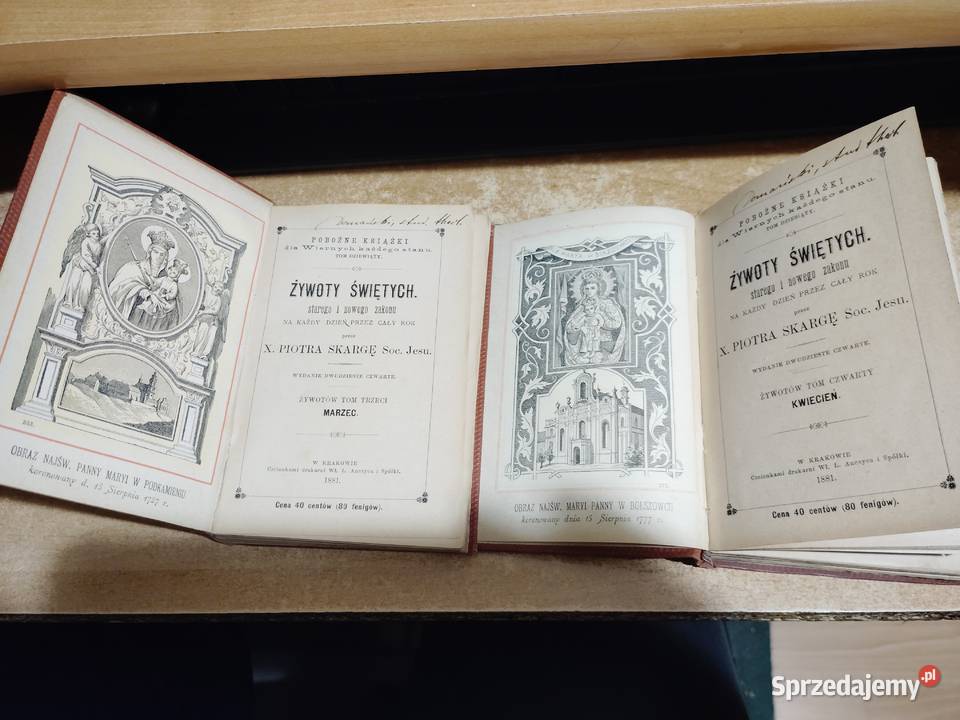 ŻYWOTY ŚWIĘTYCH T112 P SKARGA Kraków 18912 Iwno