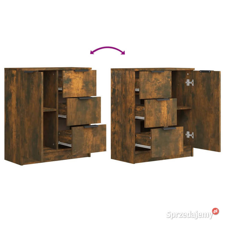Szafka przydymiony dąb 60x30x70 materiał Warszawa