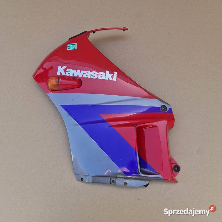 KAWASAKI GPX600R CZASZA BOK BOCZEK OWIEWKA LEWA Bieleń