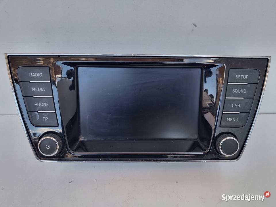 Skoda Fabia III EKRAN NAWIGACJI Radio Sprzęt audio fabryczny Rudka