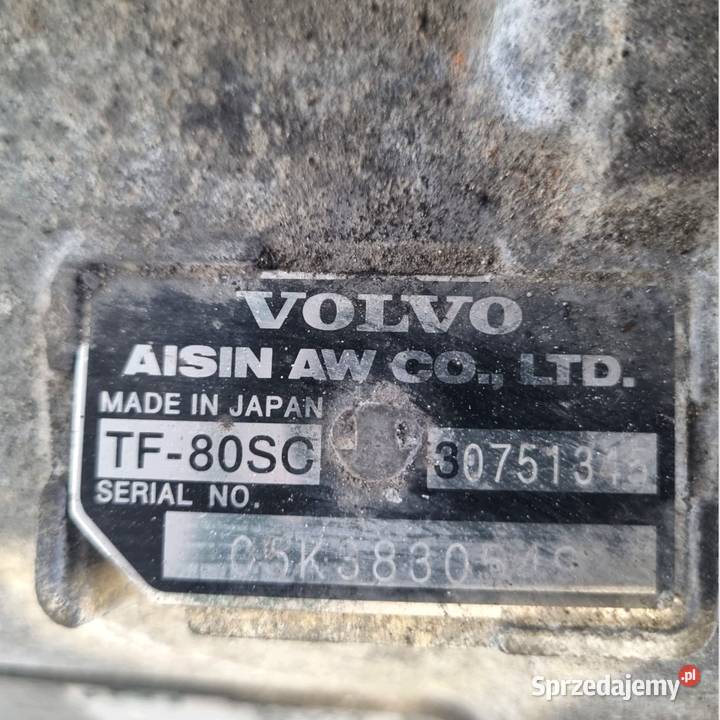 SKRZYNIA BIEGÓW 30751345 Volvo V70 II S60 S80 24 Skrzynie biegów manualne Chełm
