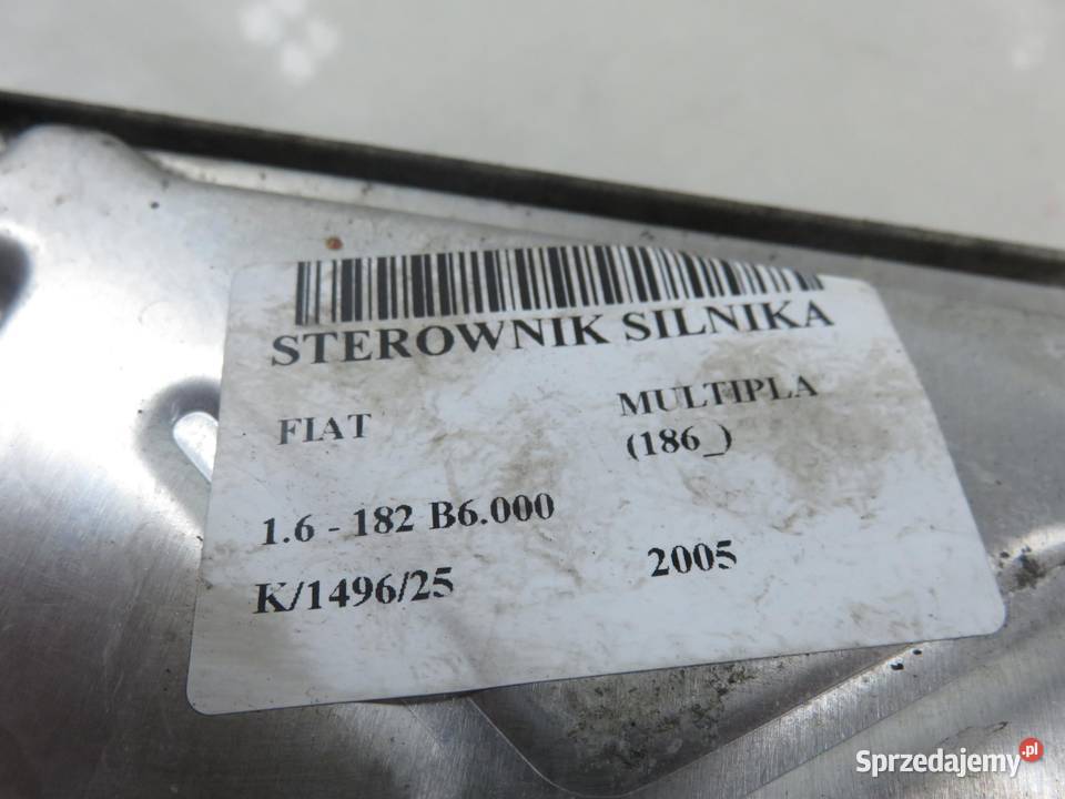 STEROWNIK FIAT MULTIPLA 186 16 182 B6000 Motoryzacja sprzedam