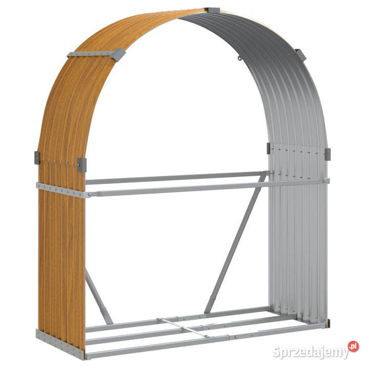 Stojak na drewno jasny brąz 120x45x140 stal Warszawa sprzedam