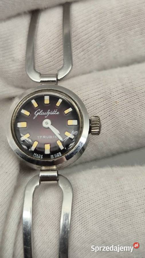 Mechaniczny damski zegarekGlashutte Chorzów
