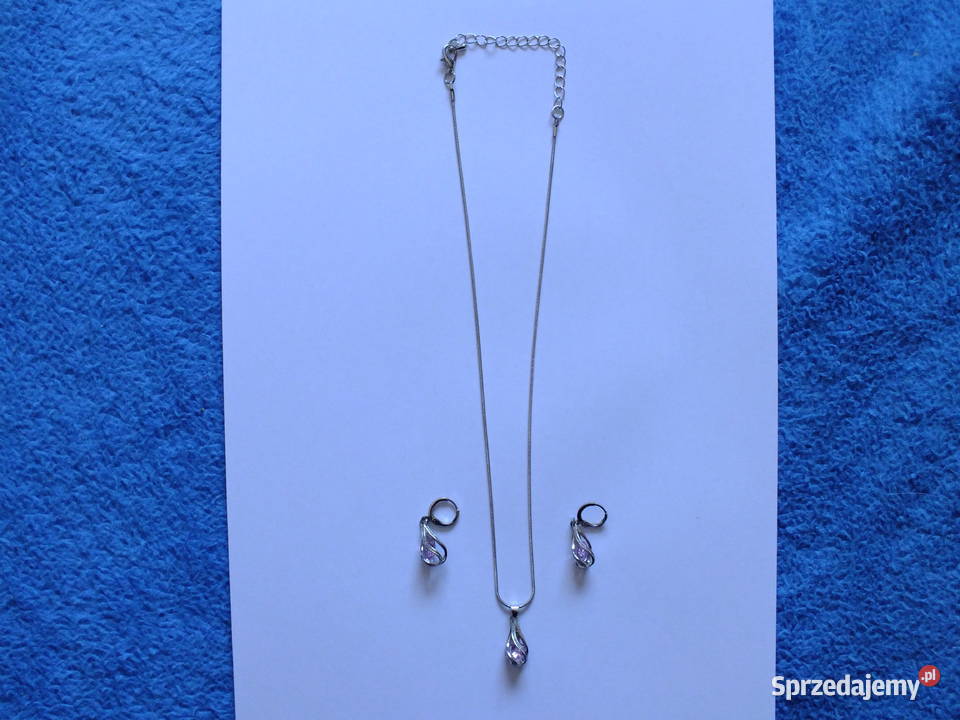 Sprzedam ładny komplet naszyjnik z kolczykami Gdańsk
