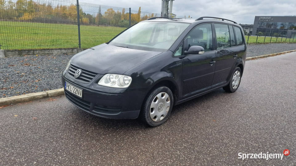 Volkswagen Touran 19 TDi 105 2004r Klima 1wł 12 nieuszkodzony Pabianice