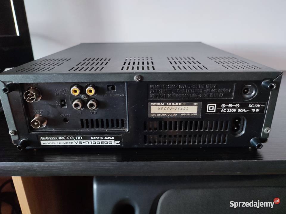 odtwarzacz VHS Akai VSR100EDG Magnetowidy Magnetowidy śląskie Myszków