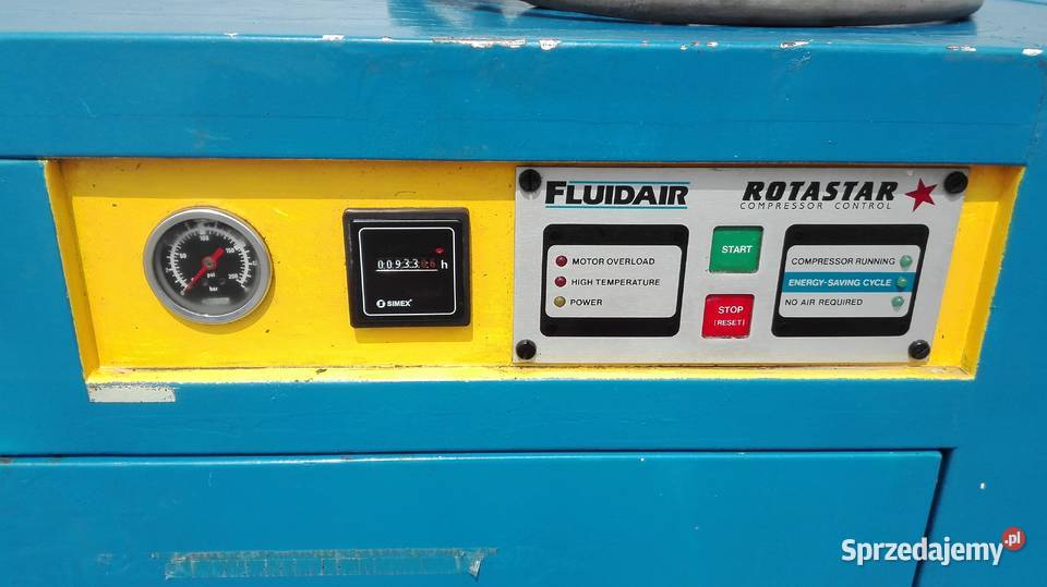 Kompresor śrubowy sprężarka Fluidair 185kW S2783 Narzędzia opolskie Wilków