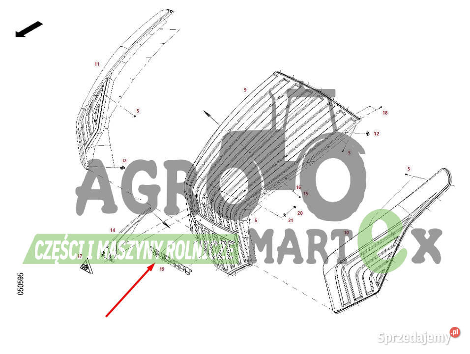 945500020610 EMBLEMAT FENDT Wichrów sprzedam