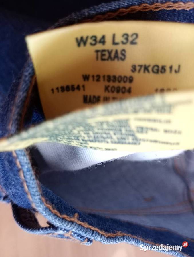Spodnie Jeansy Wrangler Texas W34 L32 nowe