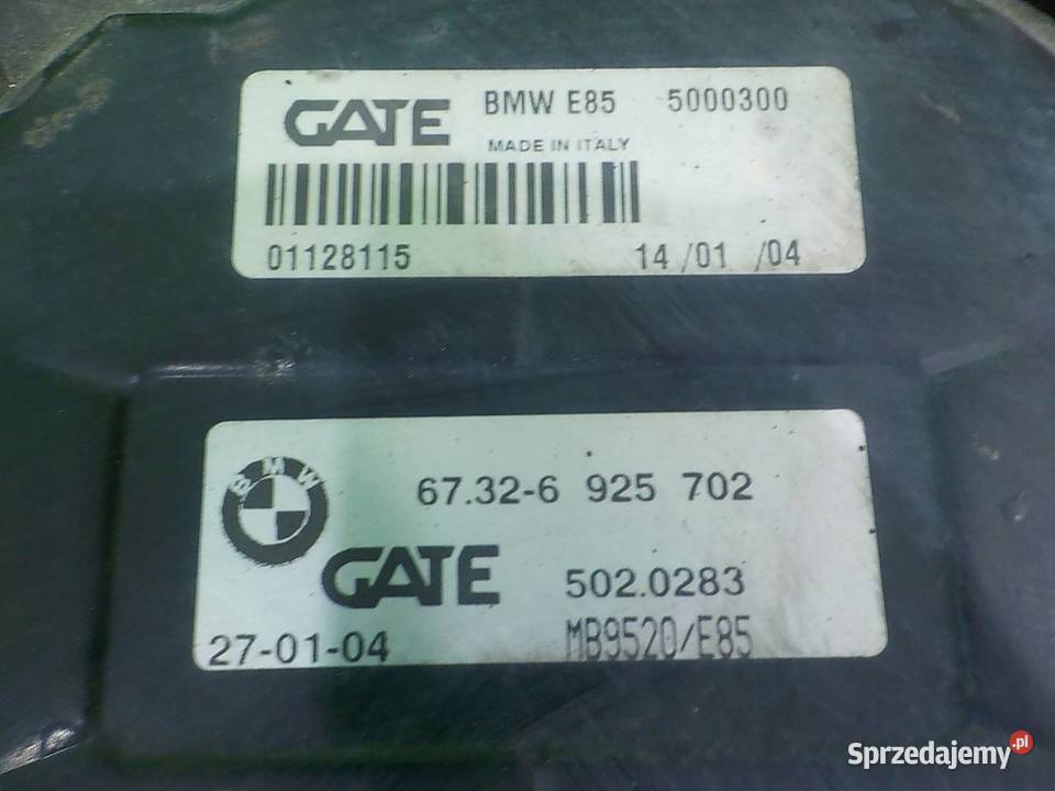 BMW Z4 E85 22 B 04r CABRIO 2D wentylator osobowe Suków