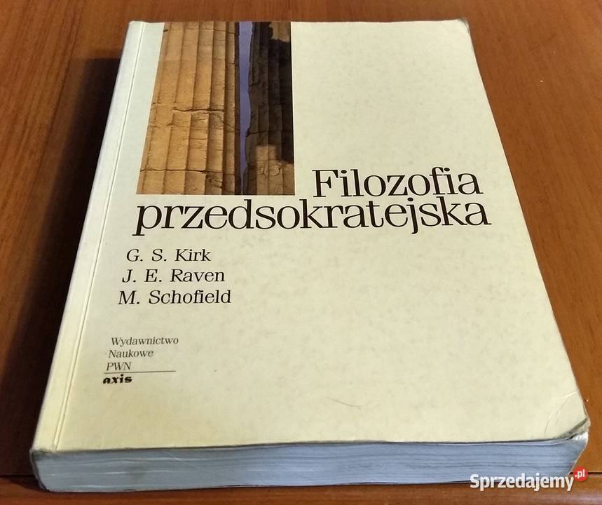 Filozofia przedsokratejska studium krytyczne Gdańsk sprzedam