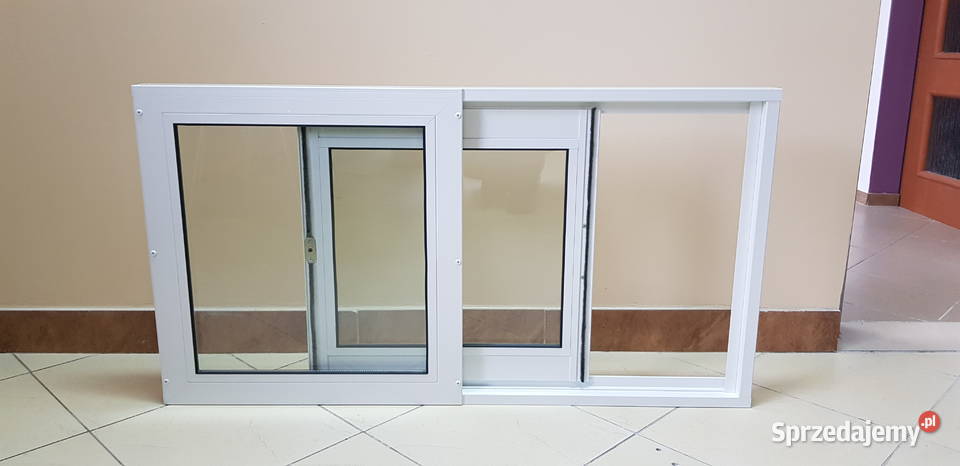 Okno przesuwne w bok pod wymiar aluminiowe 70cm Wrocław