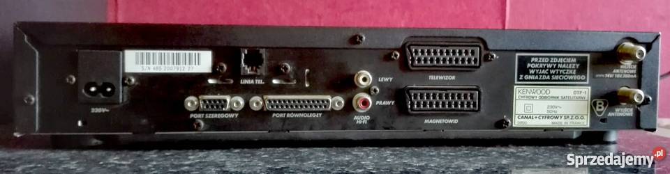 Sprzedam Używany Dekoder Satelitarny CYFRA 3800