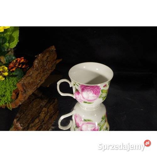 Filiżanka porcelanowa Affek Design róże kwiaty śląskie