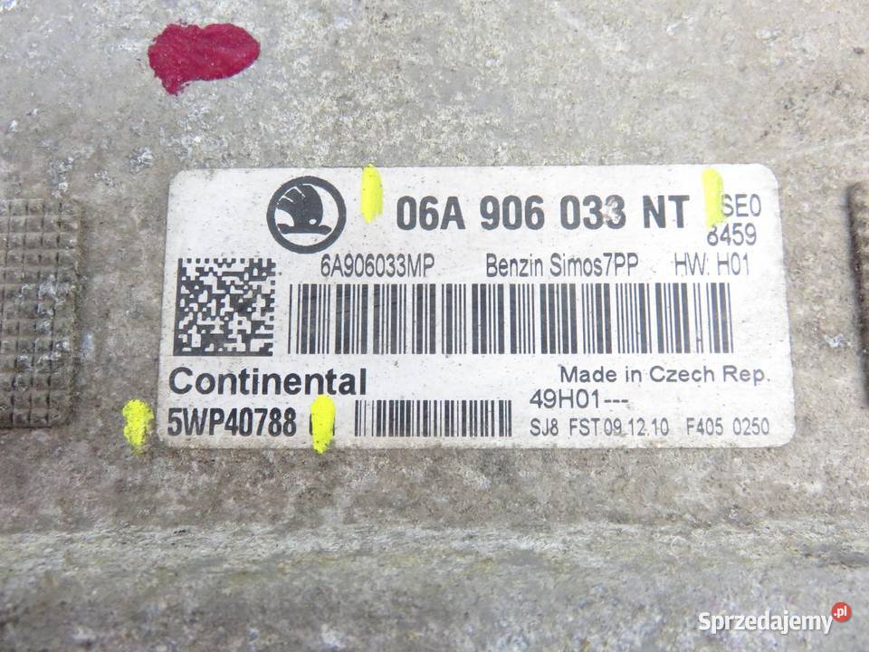 STEROWNIK SKODA OCTAVIA II 16 06A906033NT