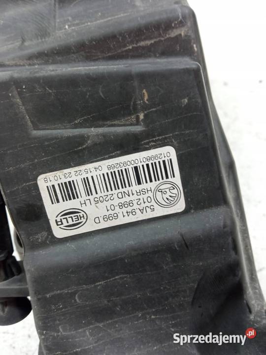 HALOGEN LEWY PRZÓD 5JA941699D Skoda Rapid I Rok produkcji 2018