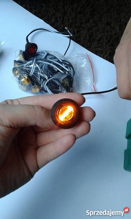 Okrągła lampa obrysowa 12v 12 v obrysówka do Białystok sprzedam