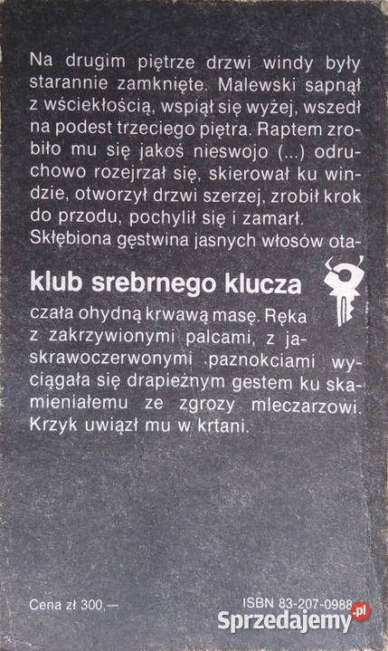 Śmierć zjechała windą Anna Śliwicka kryminał Limanowa sprzedam