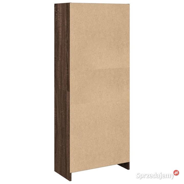 Regał brązowy dąb 57x285x141 materiał Warszawa sprzedam