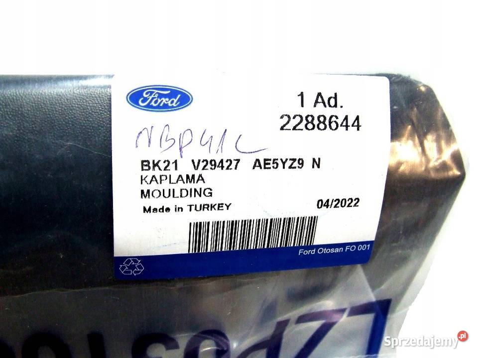 LISTWA POD WLEWEM PALIWA FORD TRANSIT CUSTOM Głogów sprzedam