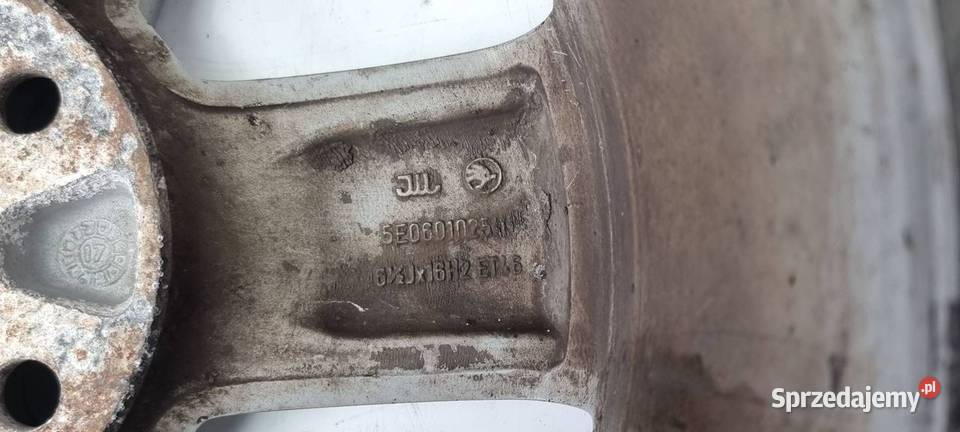 FELGA ALUMINIOWA 16 SKODA OCTAVIA III Lipno sprzedam