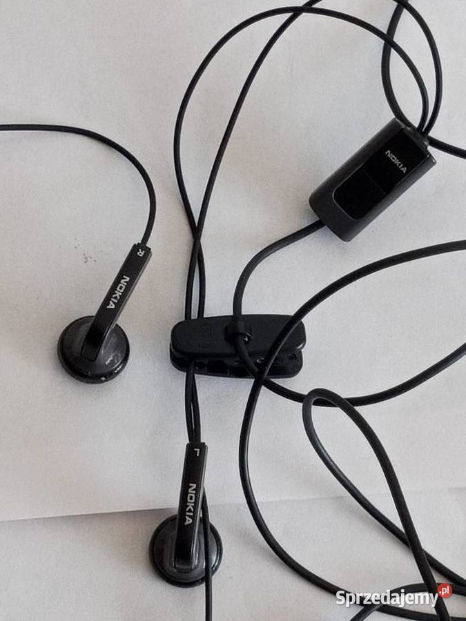 ZESTAW SŁUCHAWKOWY NOKIA Zestawy słuchawkowe Elektronika Szczecinek