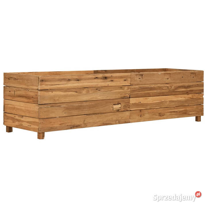 Podwyższona donica 150x40x38 drewno tekowe z Warszawa sprzedam