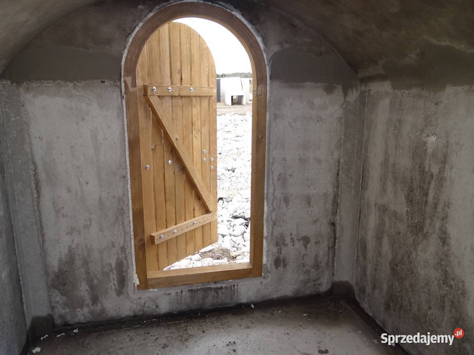 Piwnica piwniczka ziemianka ziemianki betonowe z Wierzbica