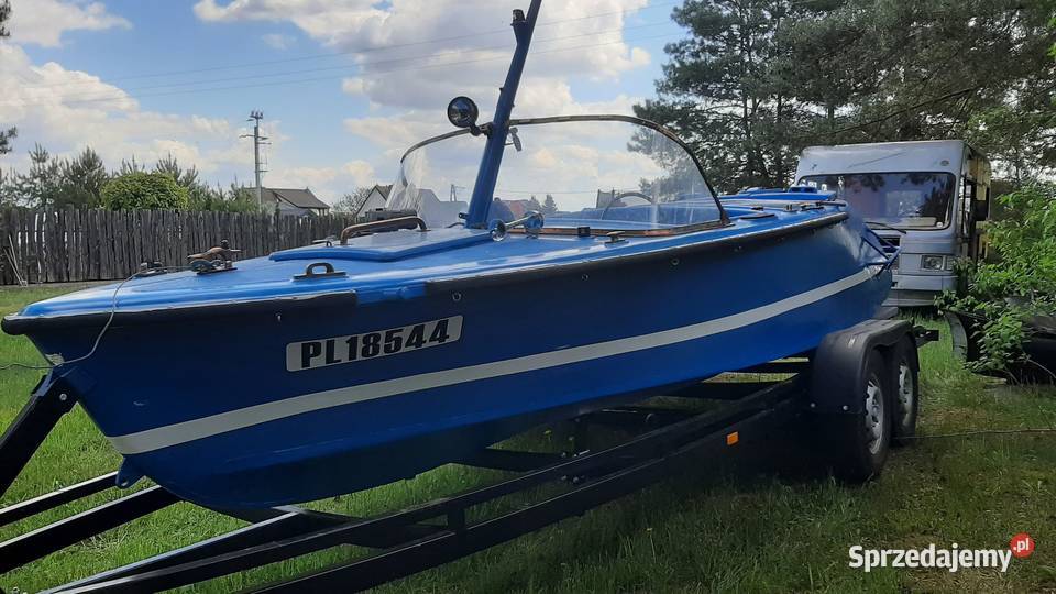 motorówka łódź milicyjna relikt PRLu Łodzie i motorówki Serock sprzedam