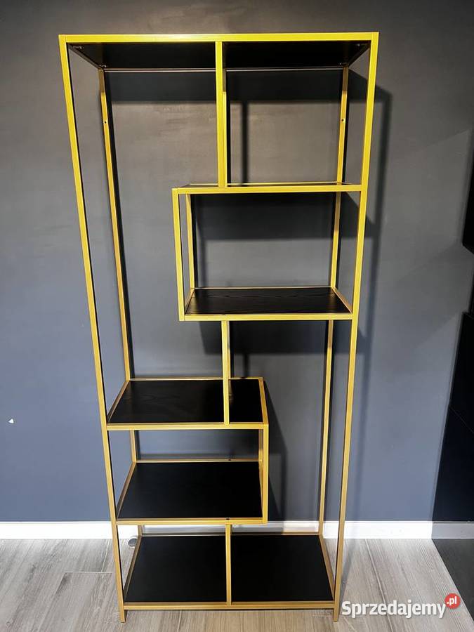 Regał czarnozłoty śląskie Świętochłowice sprzedam